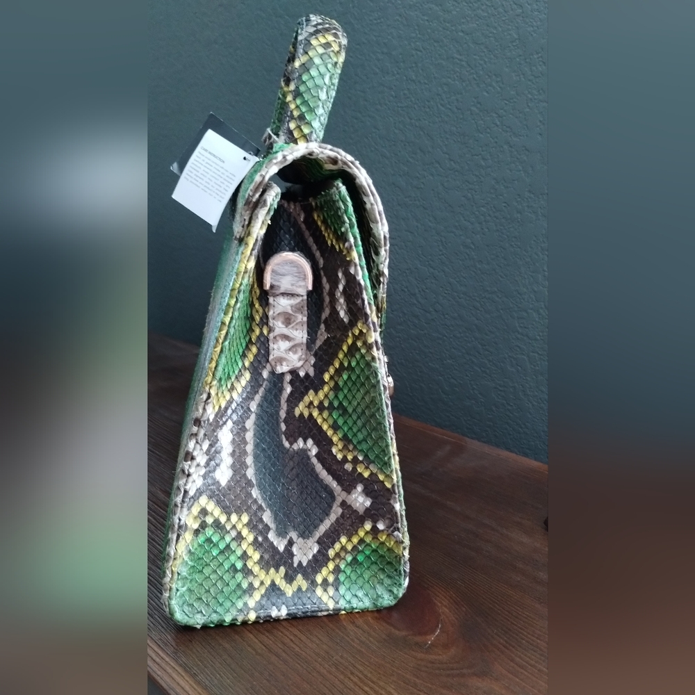 Nwt The Python Pelle Collection Exotic Skins Hard… - image 7